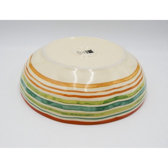 222 Fifth Tuscan Villa Pasta Serving Bowl Large Round 11 Inch - Picture 10 of 13